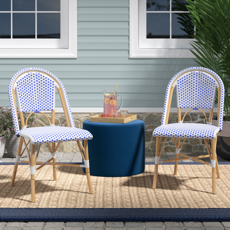 Beachcrest Home Lucia Stacking Patio Dining Chair & Reviews Wayfair